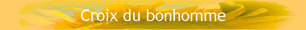 Croix du bonhomme